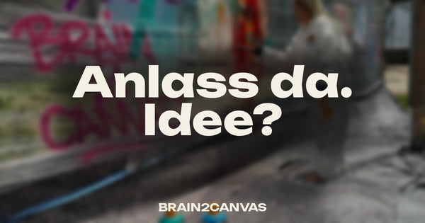Unscharfes Foto aus dem Gewächshaus des Botanikums München, darüber die Frage: Anlass da. Idee?