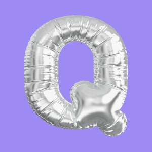 3D Silver Folie Balloon Stencil - Brain2Canvas