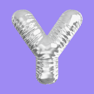 3D Silver Folie Balloon Stencil - Brain2Canvas