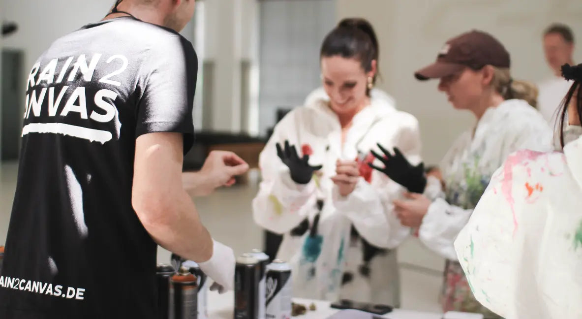 Action Painting für Team Events