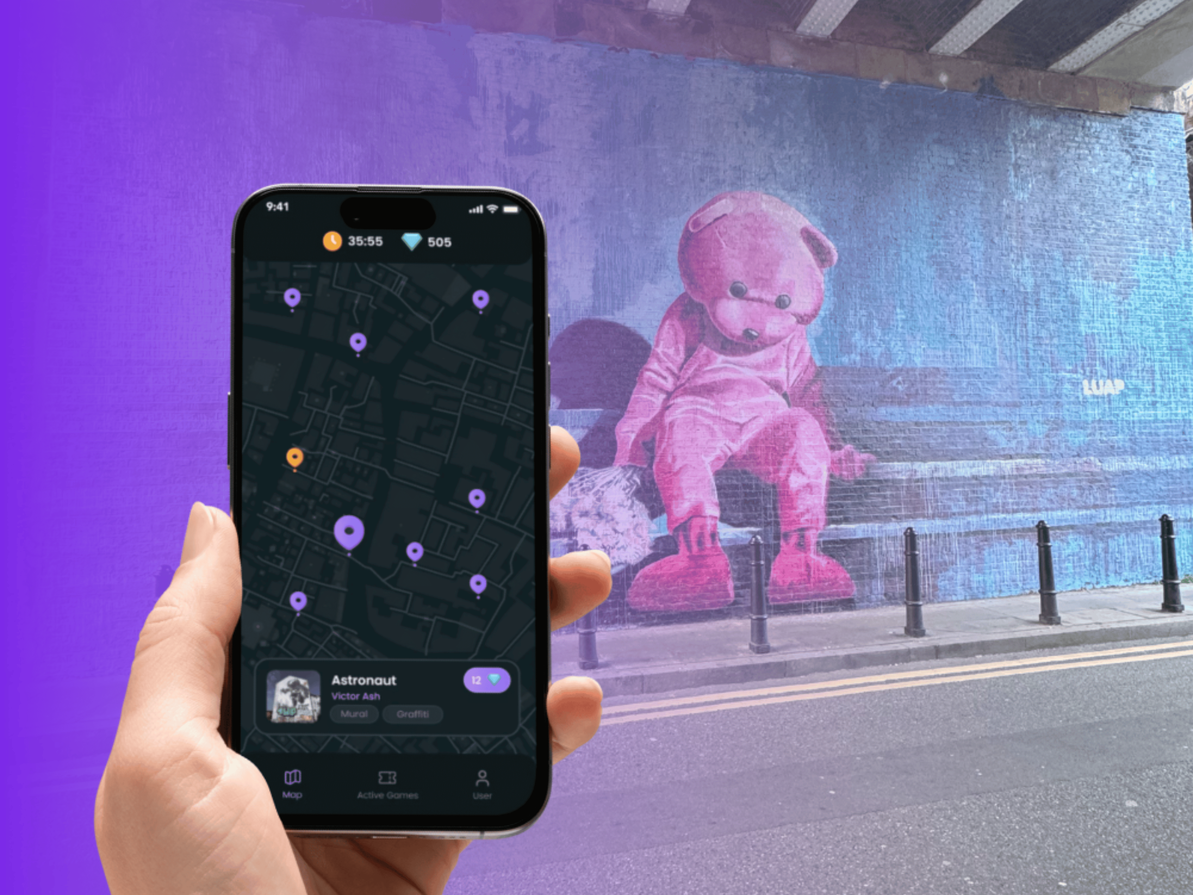 Tour group exploring street art hotspots in Shoreditch, London