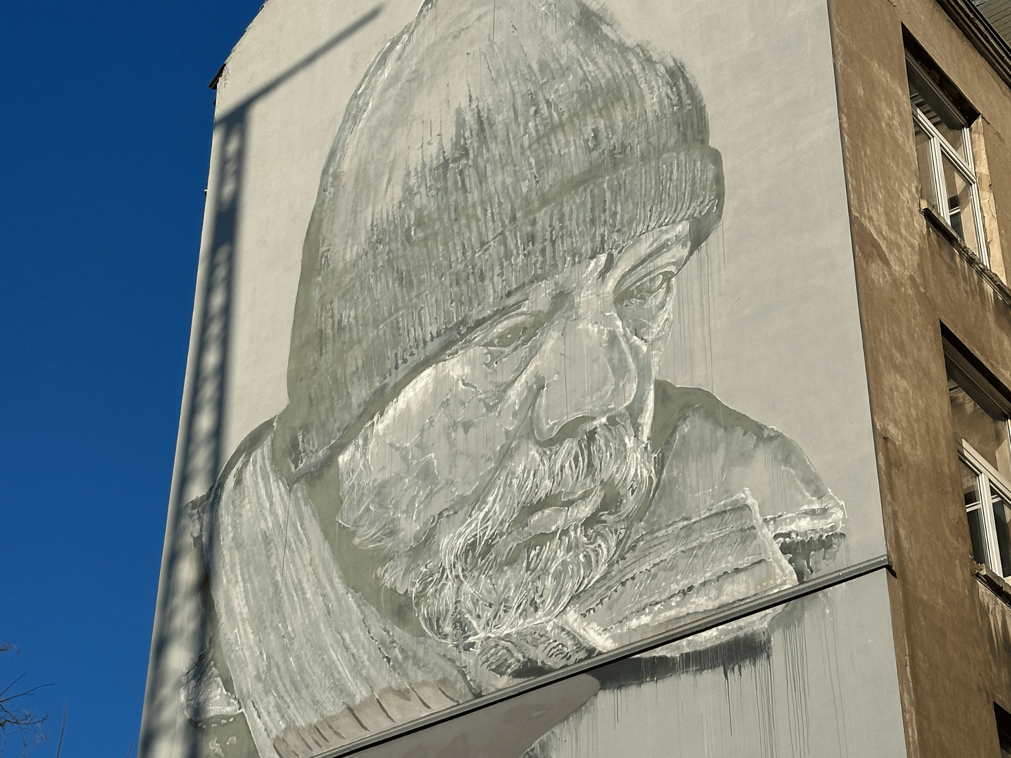 Street-Art-Wand mit buntem Graffiti im Belgischen Viertel, Köln